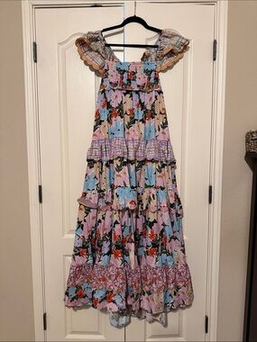 Celia B Floral Tiered Maxi Dress